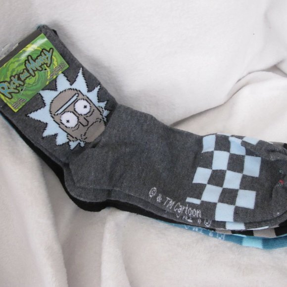 Adult Swim Rick & Morty Heads Langarmshirt - Offiziell Lizenzierte Fan-Kleidung